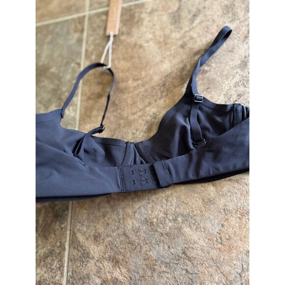Skims Fits Everybody Unlined Demi Bra Onyx Size 34B - Picture 7 of 8